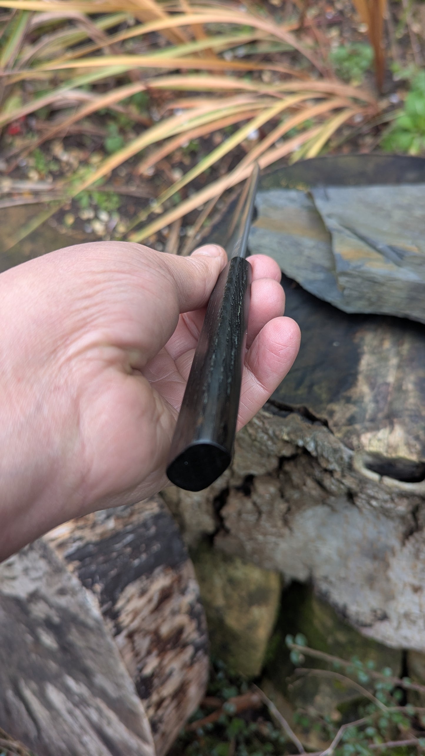 Handmade Pairing Knife, ApexUltra steel and 5600 Years Old Bog Oak Handle